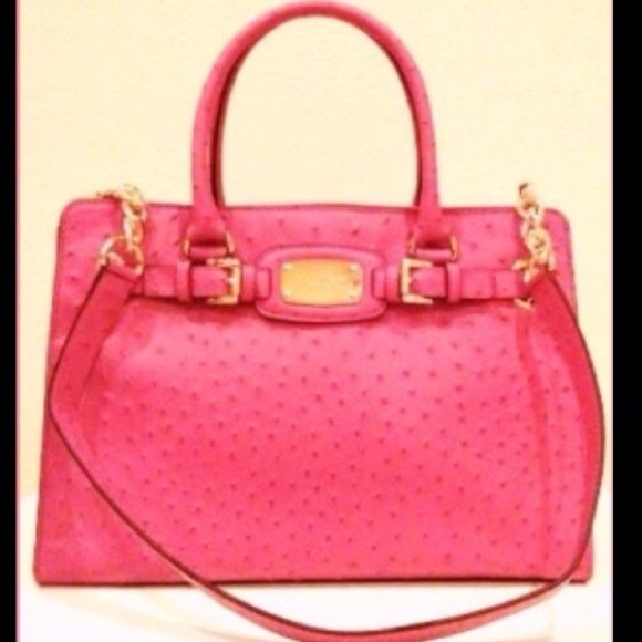 Pink Michael Kors Hamilton Bag