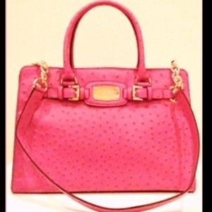 Pink Michael Kors Hamilton Bag