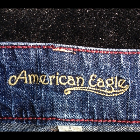 G) American Eagle Outfitters Denim Mini Skirt – Size 4 - Picture 4 of 6