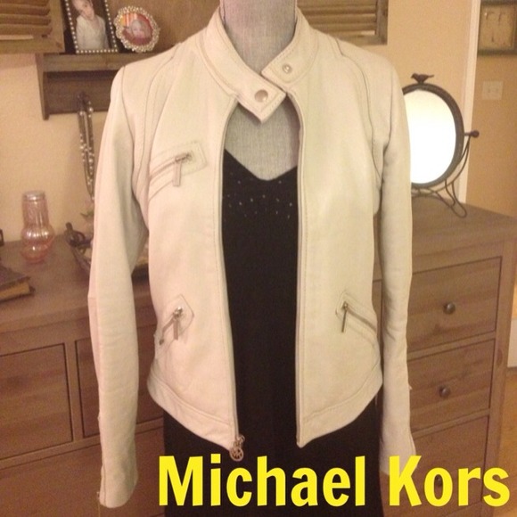 MICHAEL Michael Kors Outerwear - Michael Kors - Leather Motorcycle Jacket