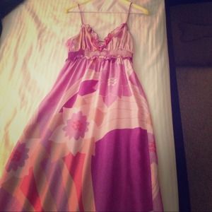 Anthropologie maxi dress