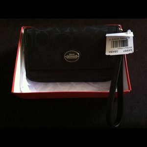 Brand new coach wristlet with tags!