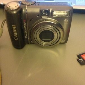 Power shot digital camera and 4gb mem card