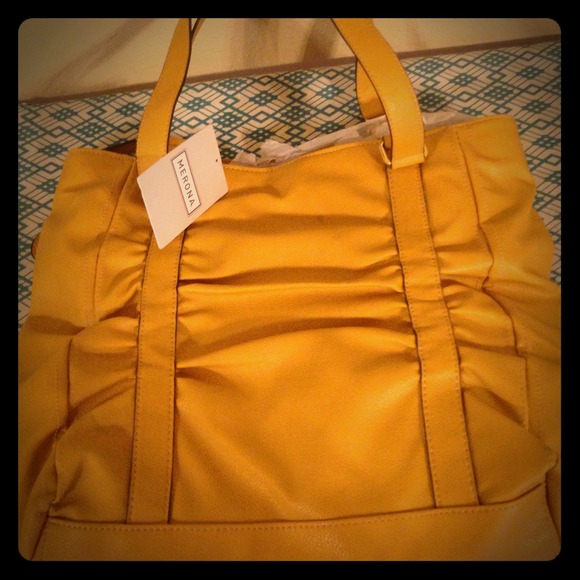 Mustard yellow purse