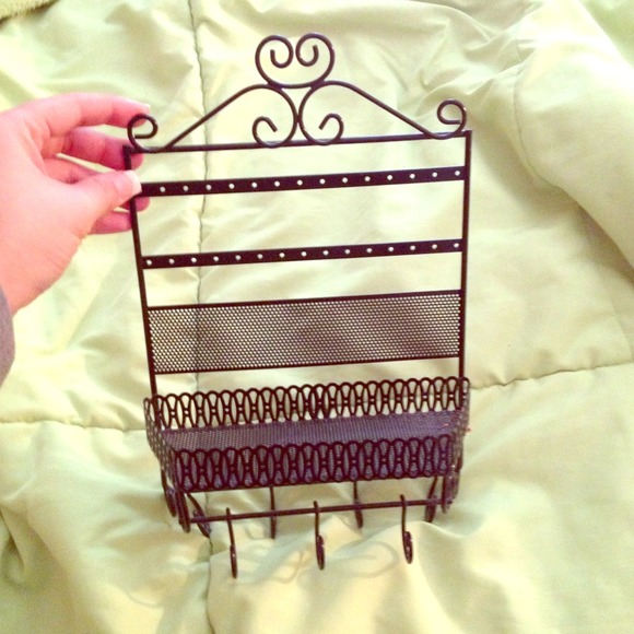 A jewelry organizer