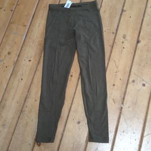olive green American Apparel leggings