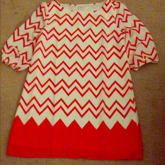 Chevron shift dress