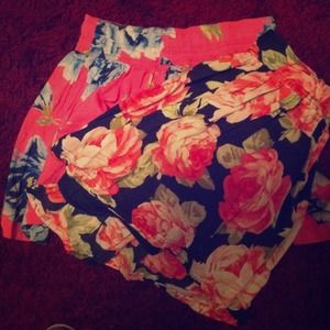 Two floral skirts
