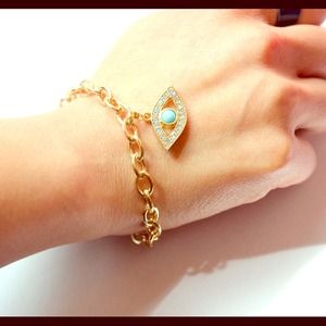 Evil eye charm bracelet