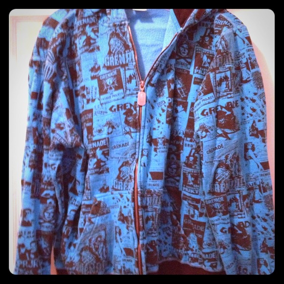 ❌SOLD❌ Blue Grenade sweatshirt/ hoodie