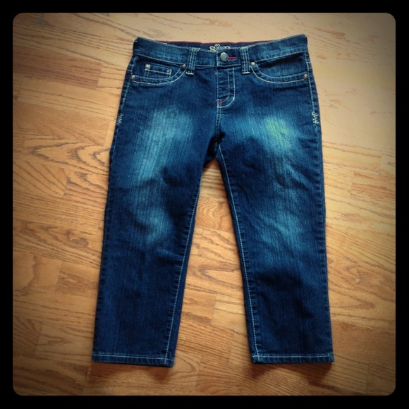 Stretch Denim Capris
