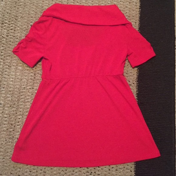 Red Lace Top - Picture 3 of 4