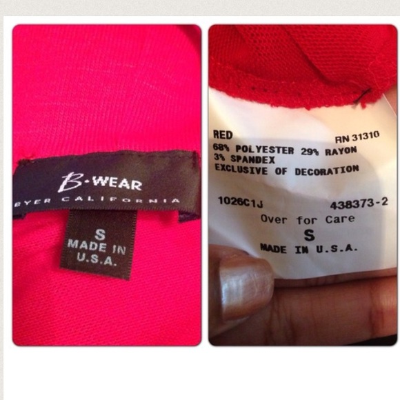 Red Lace Top - Picture 4 of 4