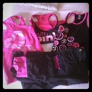 Pink and black Zumba bundle