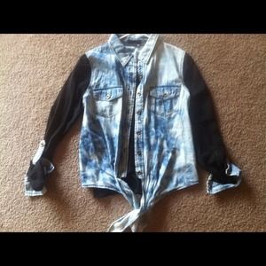 Foreign Exchange denim jacket.