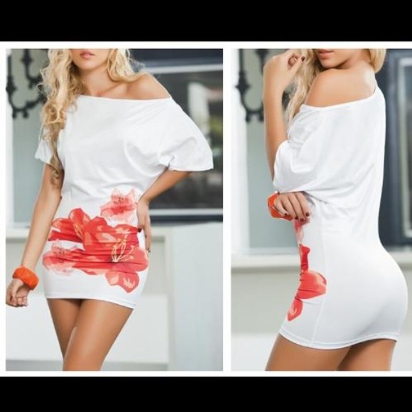 Sexy white dress