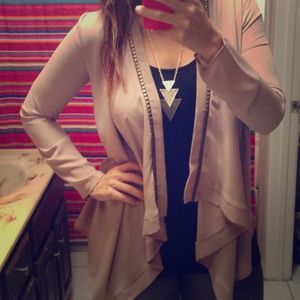 Studded mocha blazer