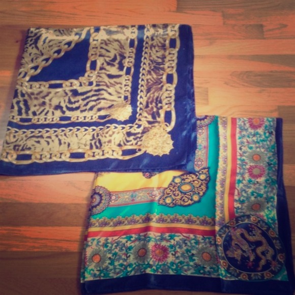 100% silk scarves
