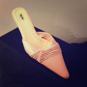 Pink mules
