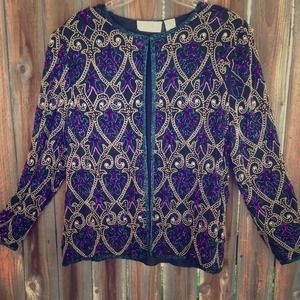 Vintage hand beaded jacket