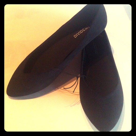 NWOT Black Ballet Flats from H&M