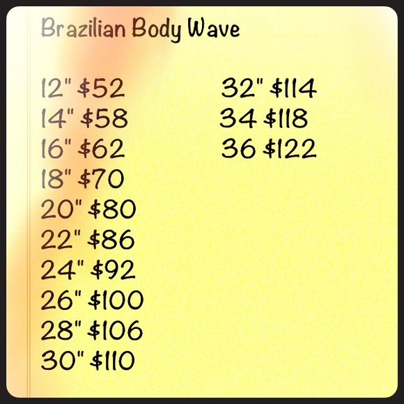 Brazilian Virgin Body Wave Hair