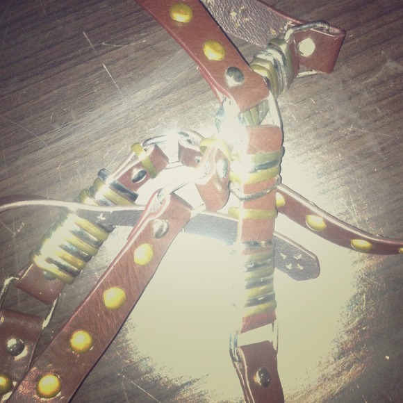 Double studded belt
