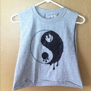 Dripping yin yang t shirt
