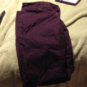 Purple Corduroy Pants
