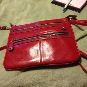 Red Cross-Body Purse