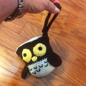 Owl change purse