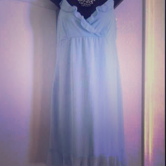 Baby blue summer dress