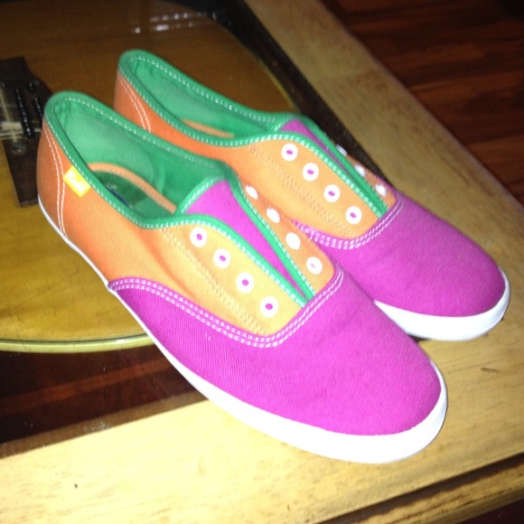 Multi colored Keds
