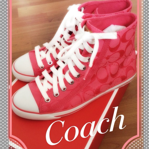 red coach shoes sale