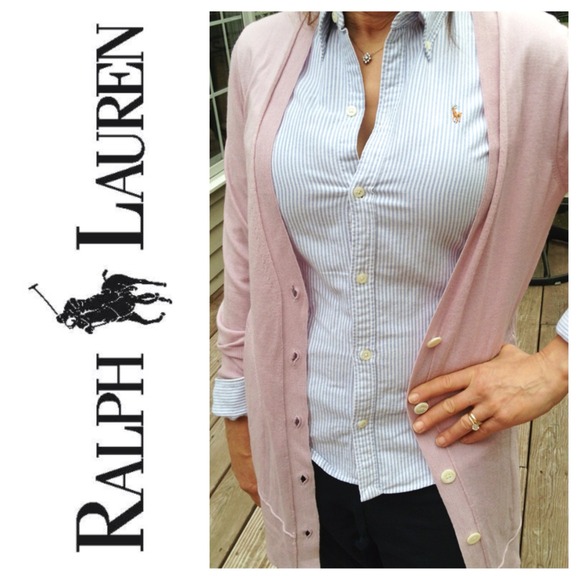 Blue Label Ralph Lauren Pin Striped Button Down