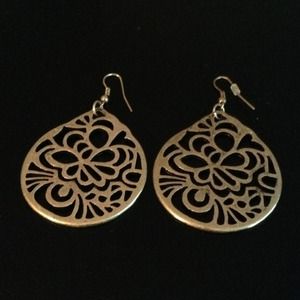 Silver earrings