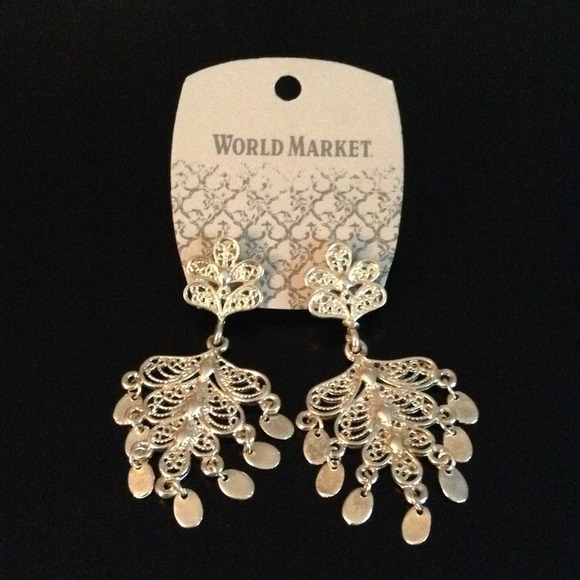 Silver earrings