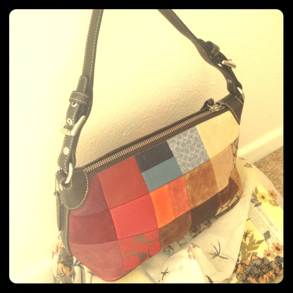 ‼️SOLD‼️Patchwork Coach Handbag NWOT