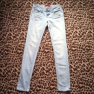 Light washed skinny jeans!