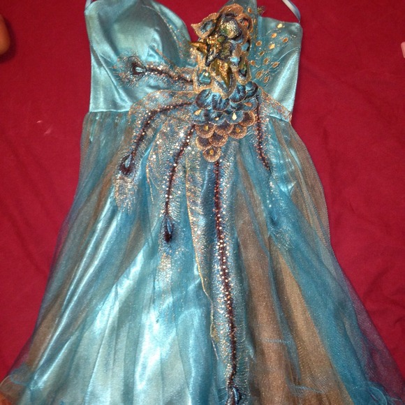 Peacock dress