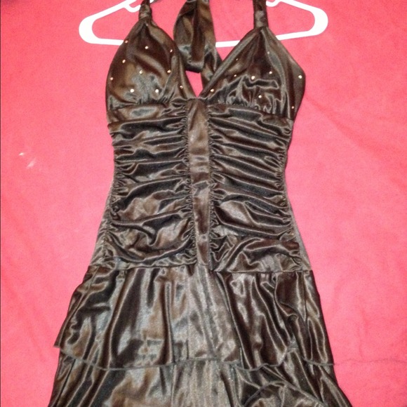 Black short dress