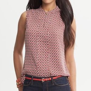 Banana Republic pleat top