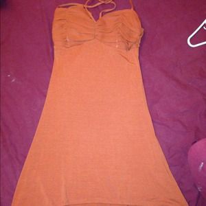 Orangish red summer dress