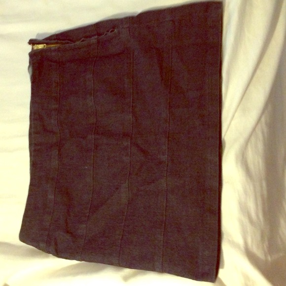 High waisted jean skirt!