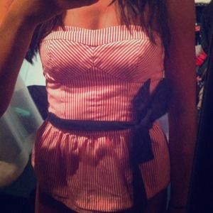 Never worn Hollister tube top!