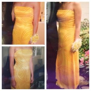 Yellow/Gold prom dress