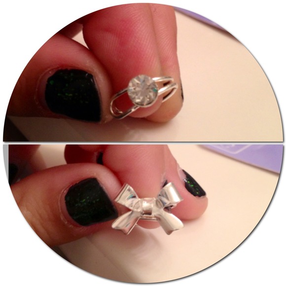 Silver Cuff Earrings - Picture 4 of 4