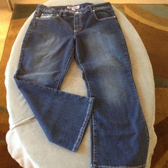 Jeans embellished with some bling!