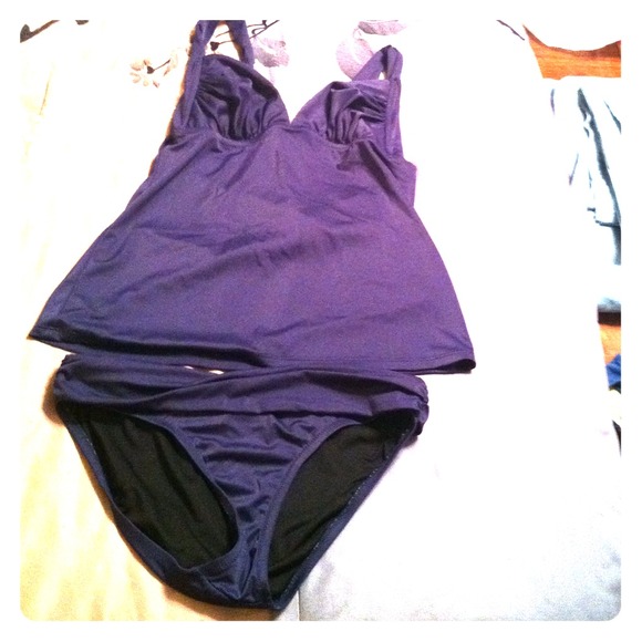 Navy J.Crew swim suit