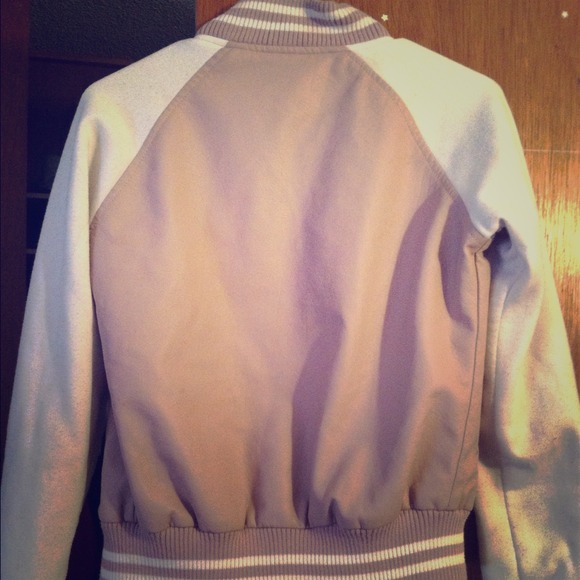 Light pink/Salmon Varsity jacket w/sleeves